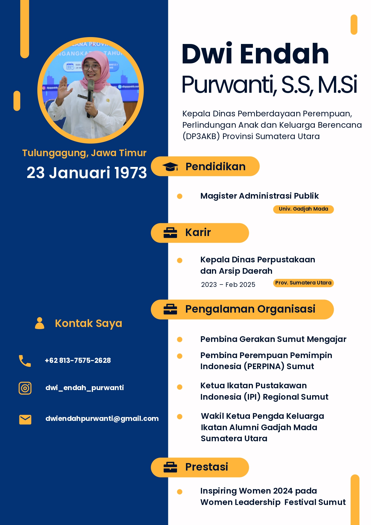 Kepala Dinas DPPPAKB Sumut