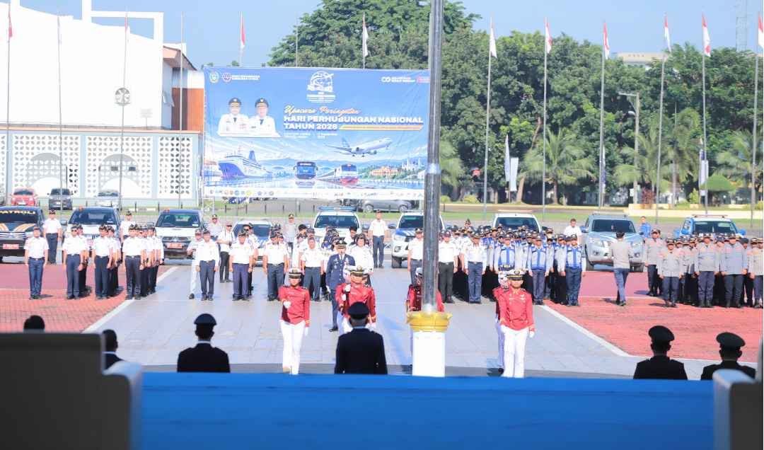 Upacra peringatan Hari Perhubungan Nasional 2026 Provinsi Sumatra Utara