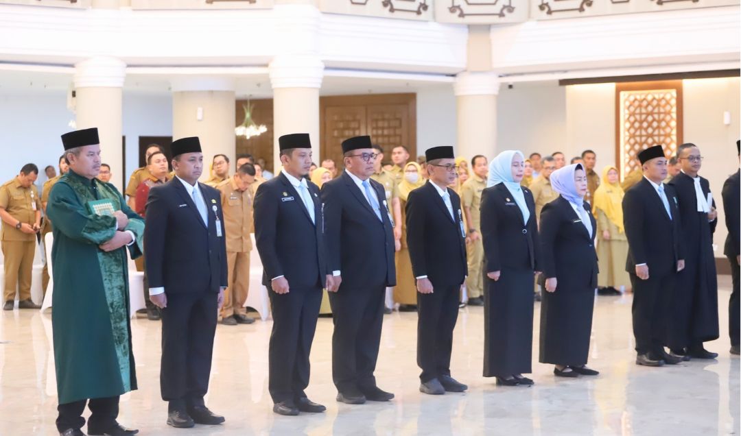 Pelantikan Pengambilan Sumpah jabatan Pejabat pimpinan Tinggi pratama dilingkungan Pemerintah provinsi sumatera utara