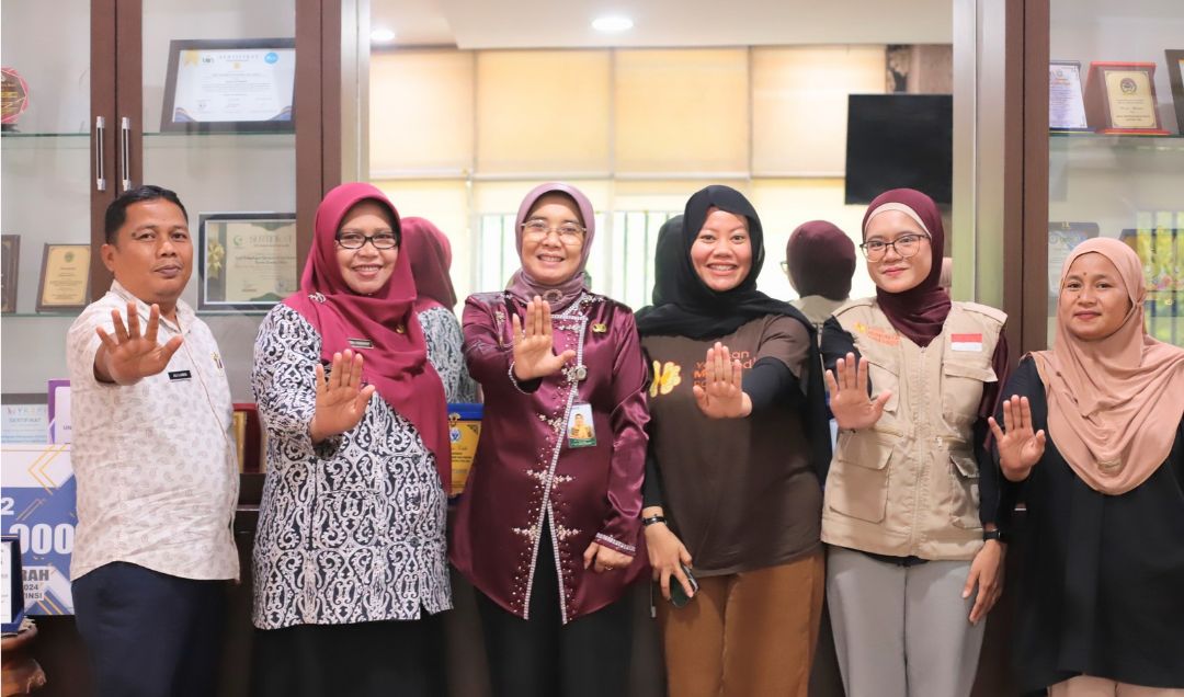 Audiensi Yayasan Abdurrahman Peduli Bangsa Di Dinas DP3AKB Provsu